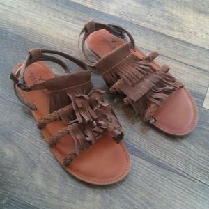 American Eagle Fringe Sandal
